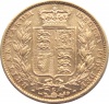 1838 - 1887 Victoria Shield Back